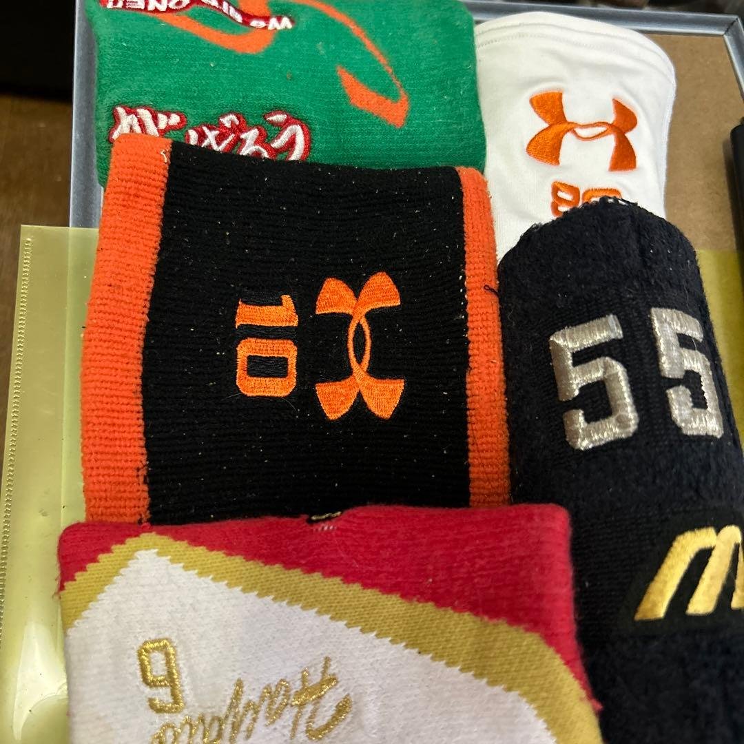 ジャイアンツ歴代4番バッター実使用リストバンド【超レア】セット