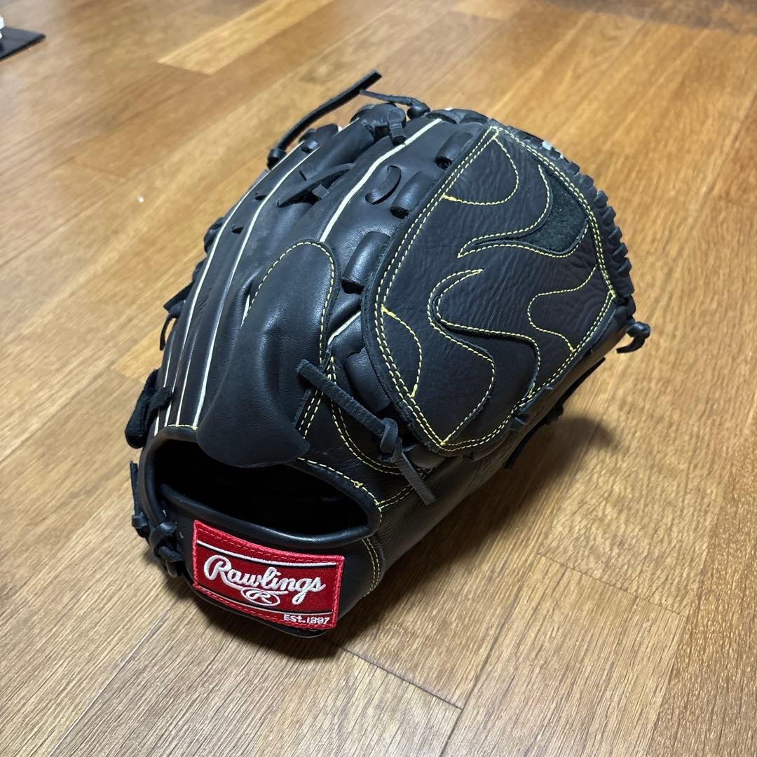 Rawlings 一般軟式グローブ 投手用 黒