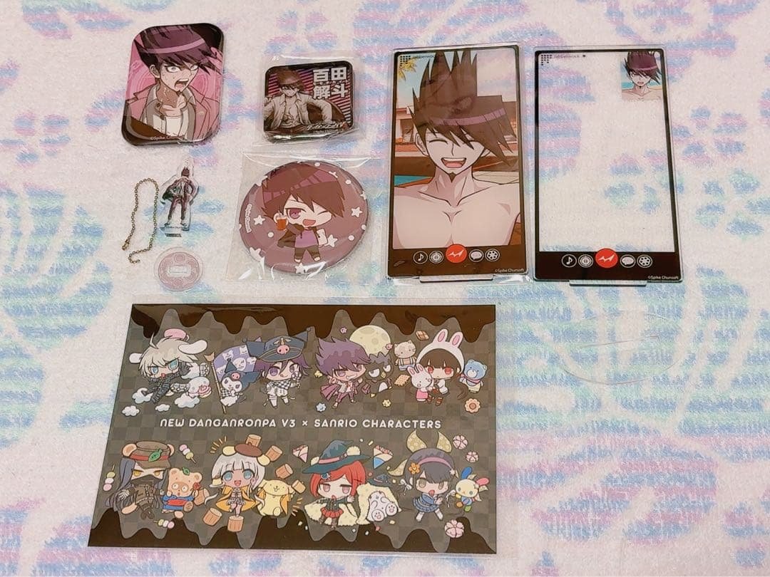 ダンガンロンパ 絶望 缶バッジ ナンジャ ミニアクスタ エビテン 水着 百田解斗