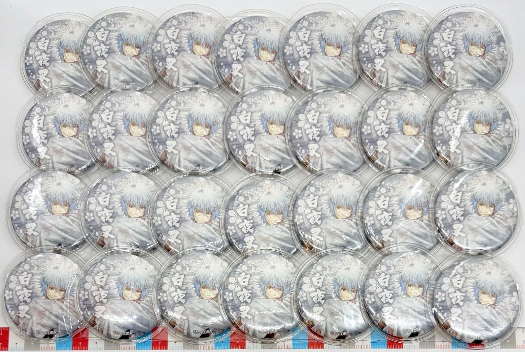 銀魂 坂田銀時 白夜叉 缶バッジ 28個セット