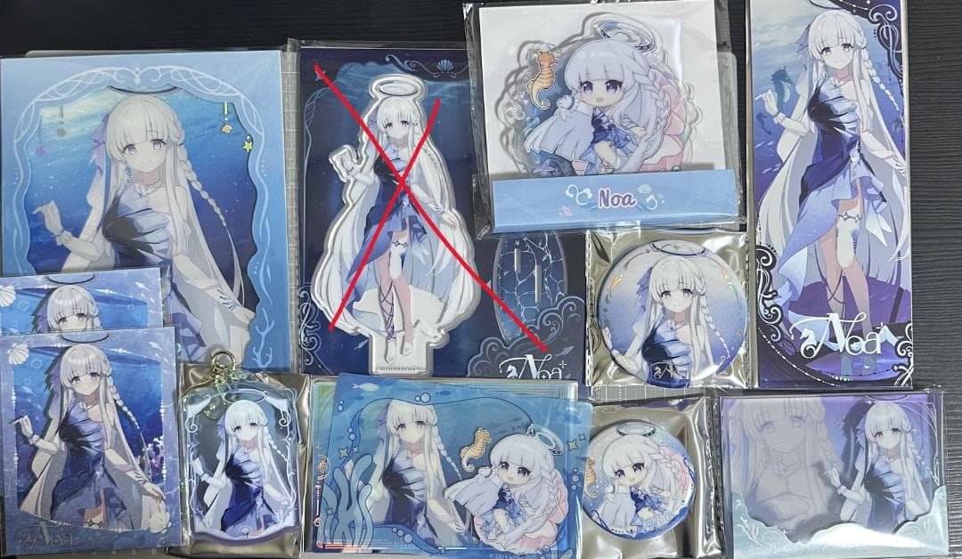 ブルーアーカイブ　ノア　上海ポップアップ限定　KACOKACO　10点セット
