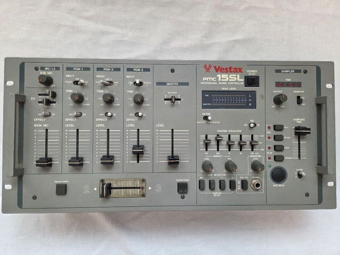 Vestax PMC-15SL DJミキサー レア・ヴィンテージ