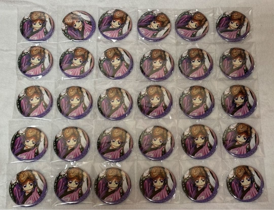 鬼滅の刃 胡蝶しのぶ 阿波踊り 缶バッジ 30点