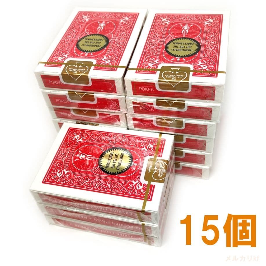 バイスクル ゴールドスタンダード Gold Standard　赤15個　1023