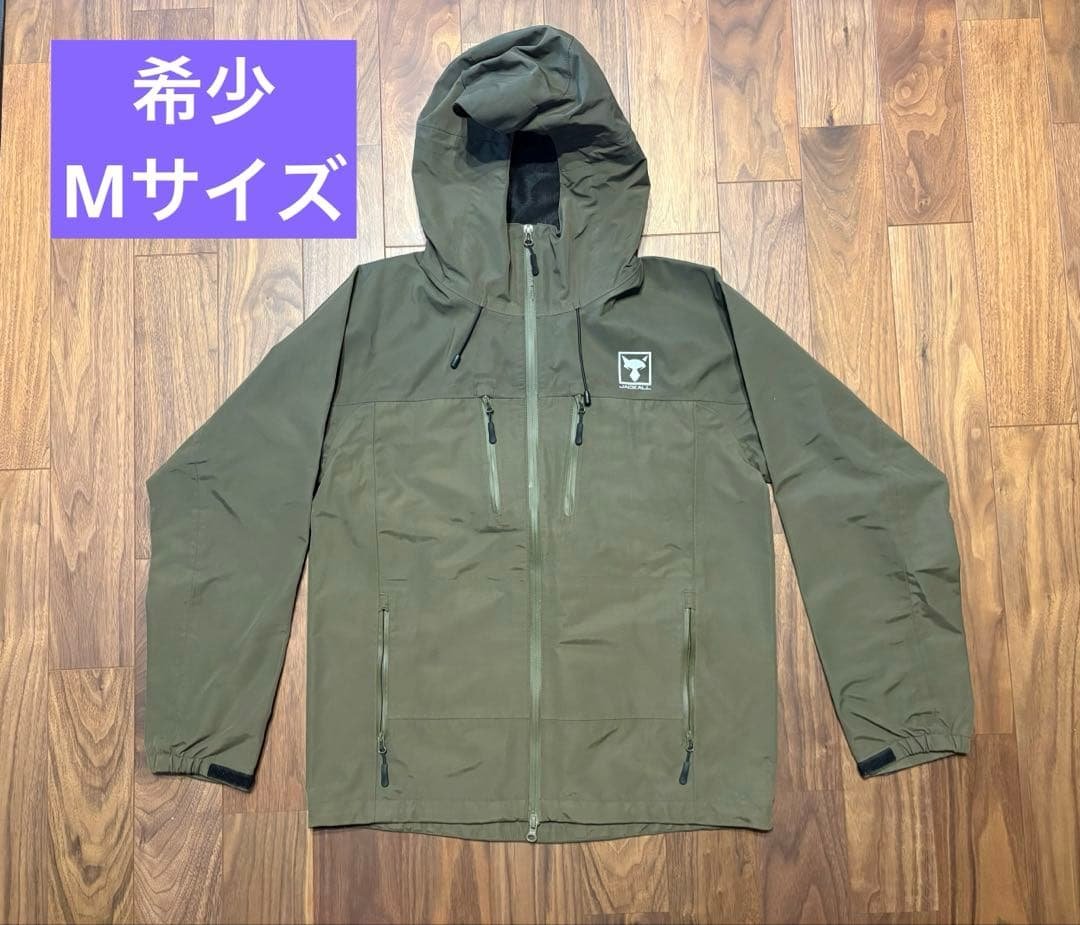JACKALL ジャッカル　ハードシェルジャケット　アーミーグリーン　Mサイズ