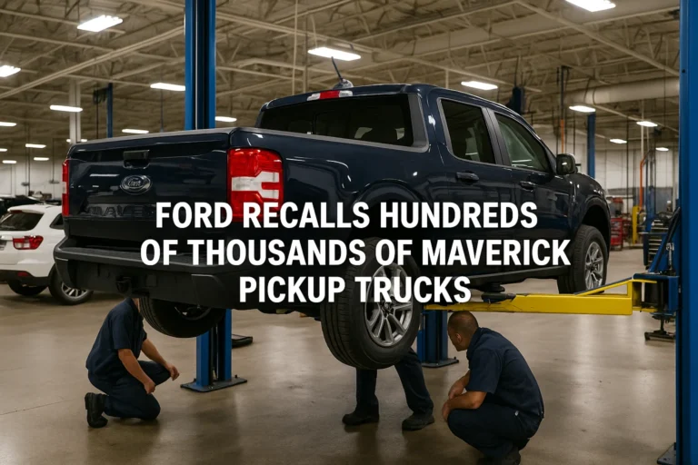 Ford Recalls Hundreds of Thousands of Maverick Pickup Trucks. – A Complete Guide